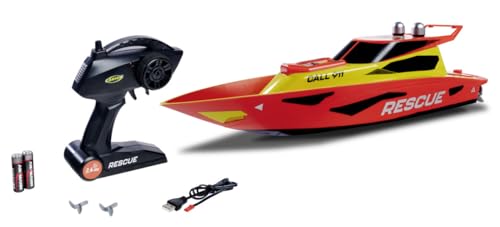 Carson 500108058 RC Rescue 2.4G 100% RTR – Barca telecomandata, barca RC,...