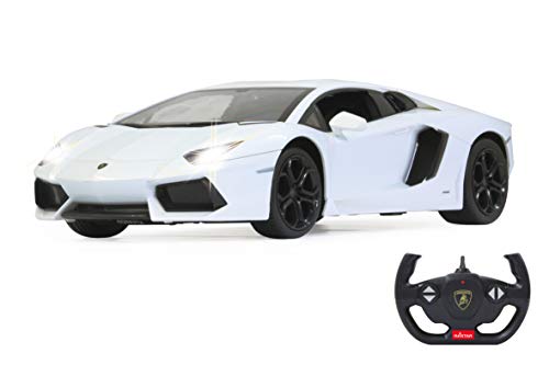 JAMARA 404316 - Lamborghini Aventador Veicolo, Scala 1:14, Bianco