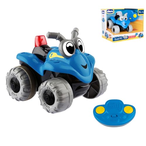 Chicco Quad Radiocomando, Veicolo Radiocomandato a Forma di Quad, Si Muove in 2...
