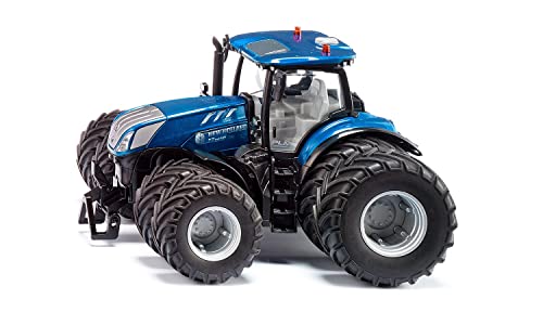 siku 6738, Trattore New Holland T7.315, 1:32, Blu, Metallo e Plastica,...