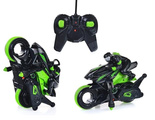Generico Moto Radiocomandata per Bambini che Impenna Moto con Pilota...