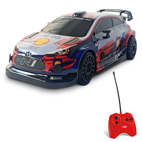 Mondo- RC 1:28 Hyundai I 20 WRC Rally Veicolo Radiocomandato, Colore Livrea,...