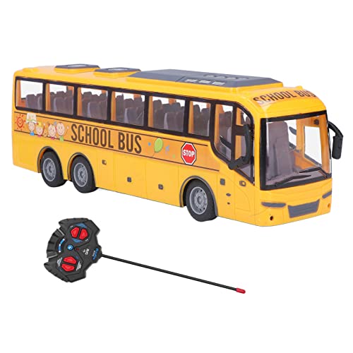 Autobus Telecomandato, Scuolabus RC Simulato con Luce a LED, Giocattolo del...