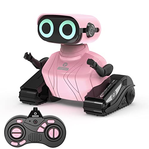 GILOBABY Robot Giocattolo Bambini, Robot Telecomandato con Occhi a LED, Braccia...