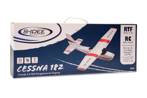 s-idee 01506, Aereo Cessna F949 telecomandato, con tecnologia da 2,4 GHz, con...