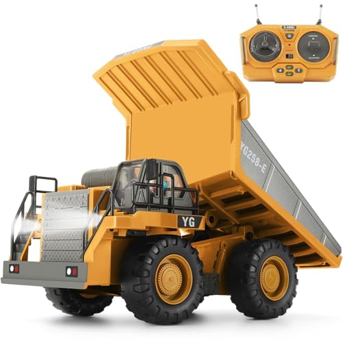 KIZJORYA Camion Ribaltabile Telecomandato, Veicolo da Costruzione RC per...