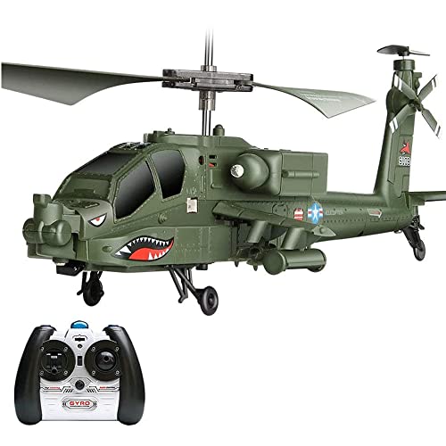 HEBXMF RC Drone 2.4G Aereo telecomandato, Modello di caccia militare Apache,...