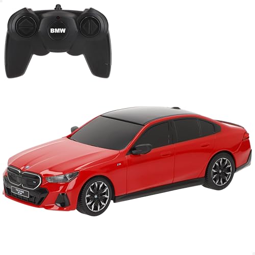 ColorBaby Rastar Auto RC BMW i5 Rosso Scala 1:24 con Licenza Ufficiale BMW...