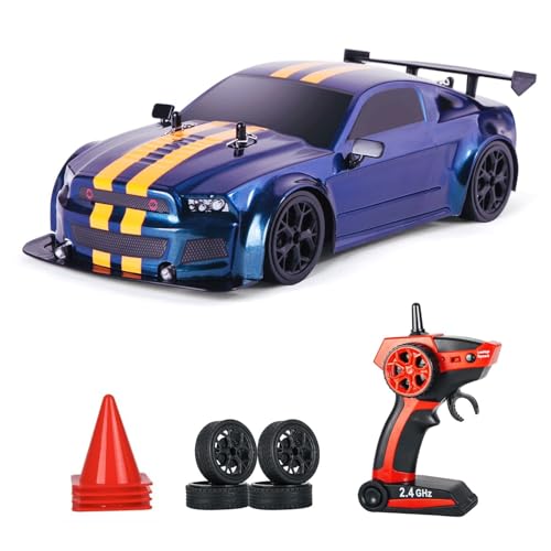 iBlivers Macchina Telecomandata RC Drift 1:14 Telecomando Auto 4WD Veicolo ad...
