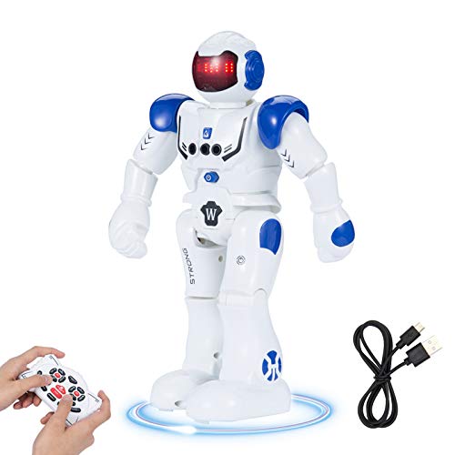 SUNNOW Robot Giocattolo per Bambini Programmazione Intelligente Telecomandato...