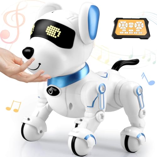 Britik Giocattoli per cani robot per bambini 8 9 10 11 12, cani telecomandati,...
