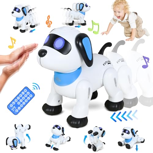 Joellfuner Cane Robot per Bambini, Robot Telecomandato, Cane Robot Programmabile...
