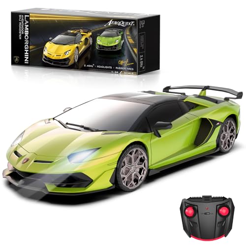 AEROQUEST Lamborghini Auto Telecomandata, Scala 1:24 Auto Giocattolo Elettrica...