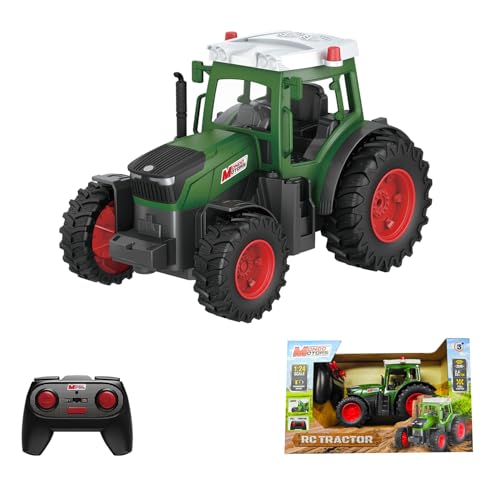 Mondo Motors Trattore radiocomandato, modello in scala 1:24, pacco batterie...