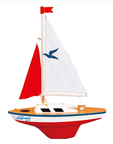 Paul Günther 1802 - Barca a vela Giggi, piccolo gommone a vela per giocare,...