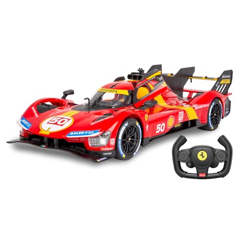 JAMARA Ferrari 499P 1:14 rosso 2,4 GHz porta manuale – licenza ufficiale,...