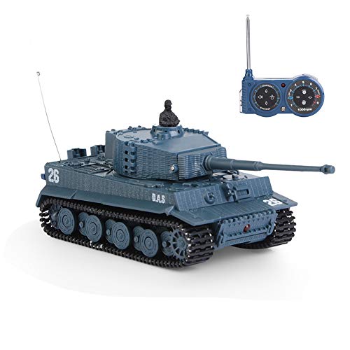 Buosha VGEBY1 RC Tank Toy, 1/72 Scala 4 Canali Alta Simulata Telecomando Mini...