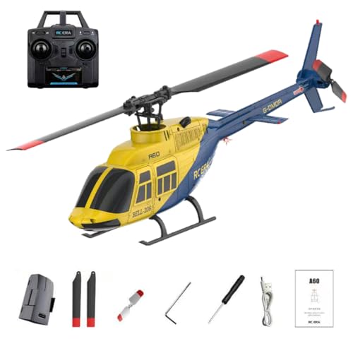 RC ERA A60 Mini Bell206 RC elicottero, 6 canali Gyro stabilizzato aeromobile con...