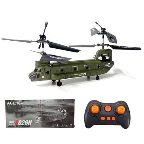 XKlemBauklode Modello di elicottero RC, S026H Dual-Rotor Trasporto Aereo 2.4G...