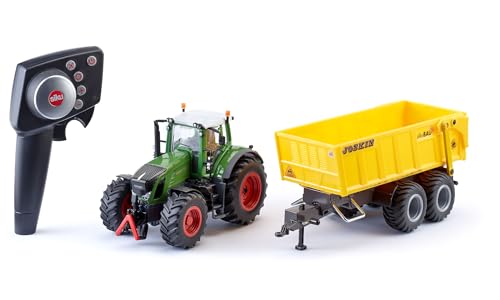 siku 6860, Set Fendt 939 Telecomandato con Rimorchio Joskin e Accessori, 1:32,...