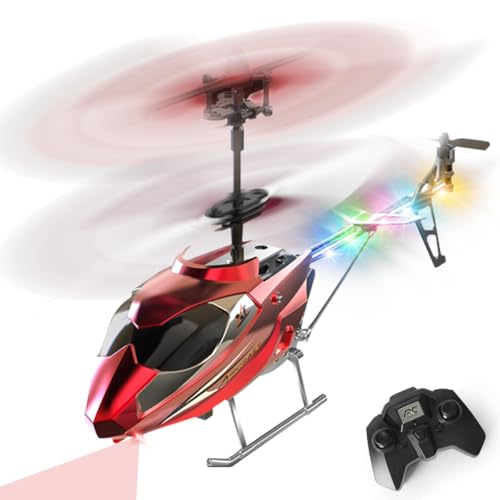 VATOS Elicottero RC Elicottero telecomandato 2.4G con luce LED, altezza fissa,...