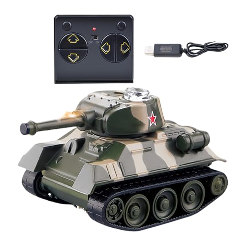 Generico Carro armato telecomandato, modello di carro armato militare per...