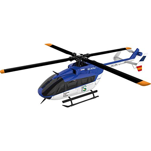 Amewi 25193 EC145 - Elicottero Brushless a 6 canali, RTF Elicottero, Blu/Bianco