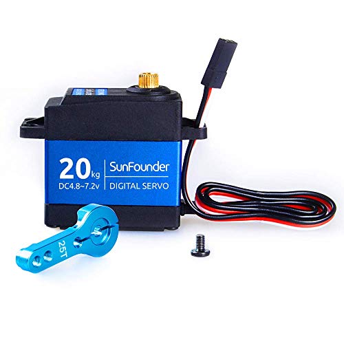 SUNFOUNDER 20KG Servo Motor High Torque Servo, TD8120MG Metal Gear Digital...