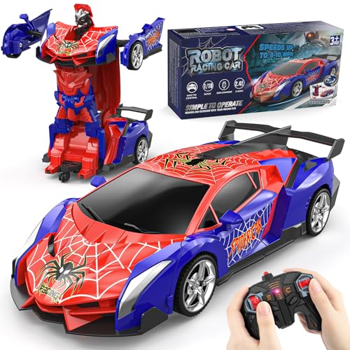 Macchina Telecomandata Robot, Spider Auto Trasformabile Radiocomandata, Giochi...
