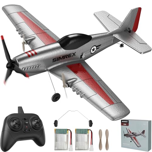 SIMREX TOY-2409 Aereo RC, aereo radiocomandato a 2,4 GHz con stabilizzatore...