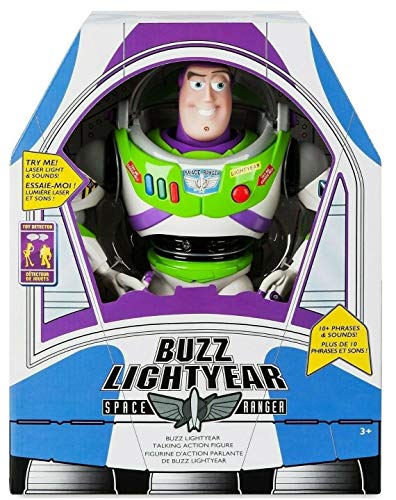 Toy Story Disney Advanced Talking Buzz Lightyear Action Figure 12'' (Official...