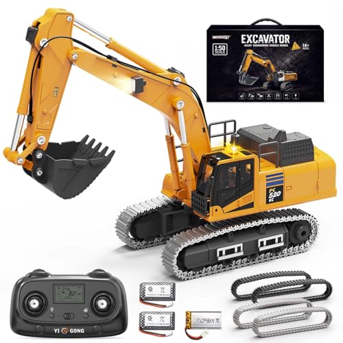 Escavatore Radiocomandato Professionale Mini 1:50 per Sabbia e Sabbiera,...