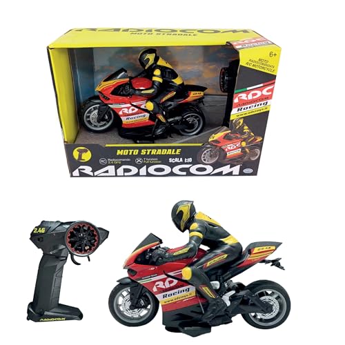 ODS - Radiocom Moto Stradale, Moto Radiocomandata Giocattolo, Radiocomando 2.4...