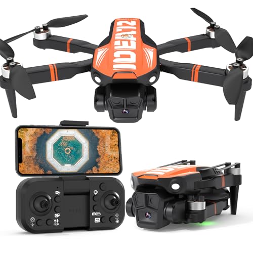 LE-IDEA GPS Drone con Telecamera 4K per Adulti, Drone Professionale con GPS...