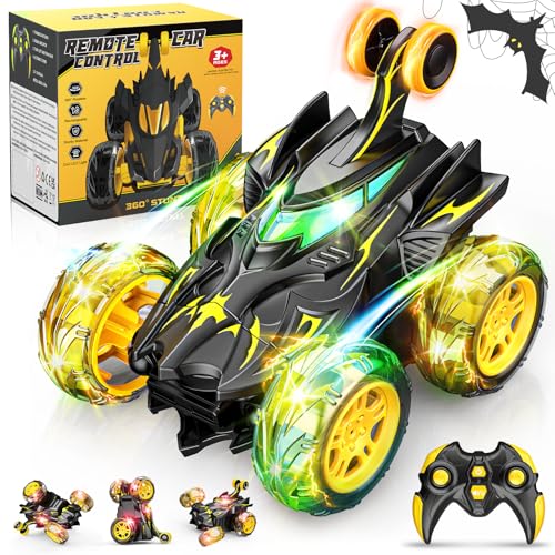 Braxel Auto telecomandata RC 2.4 Ghz 360° Flip LED lampeggiante Monstertruck -...