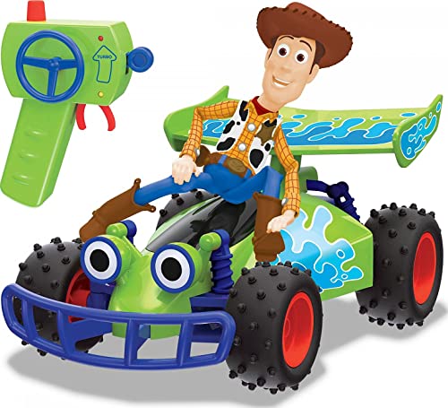 Simba Rc Toy Story Buggy 1:24, Cm. 20 con Personaggio di Woody, 2 Canali,