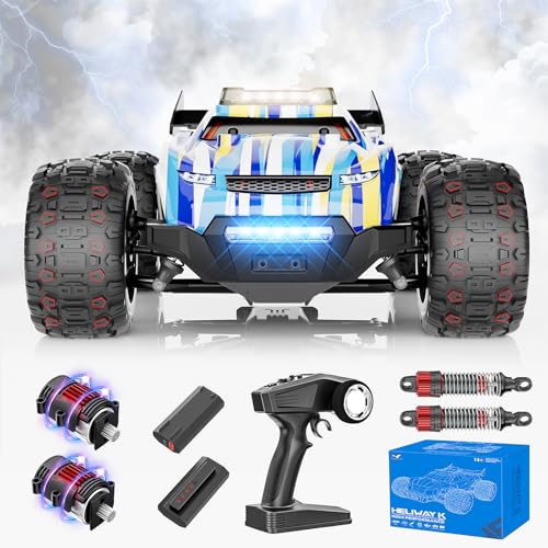 1:16 Macchina Telecomandata Professionale,auto RC,60+ km/h,4WD luci, 2 batterie,...