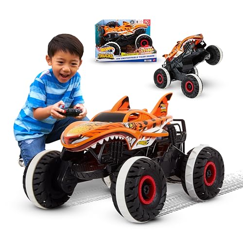 Hot Wheels Monster Trucks Macchina Telecomandata- Tiger Shark l'Inarrestabile...