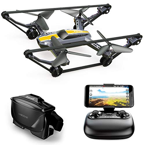 Xerall X-TANKCOPTER Drone quadricottero-Serbatoio Ibrido, camma HD, Occhiali VR,...