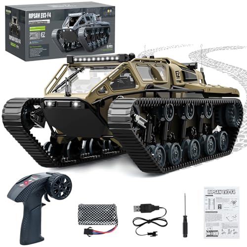 HERMORRYSS Carro Armato Telecomandato 1:16, 2.4GHz RC Tank ad alta Velocità,...