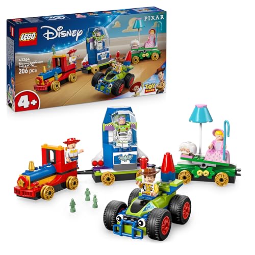 LEGO ǀ Disney e Pixar Toy Story: Treno e Auto RC Celebrativi Giocattolo - con...