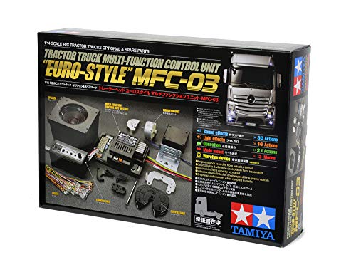 Tamiya- Tractor Truck Euro Style Trattore Modello radiocomandato, Colore Non...