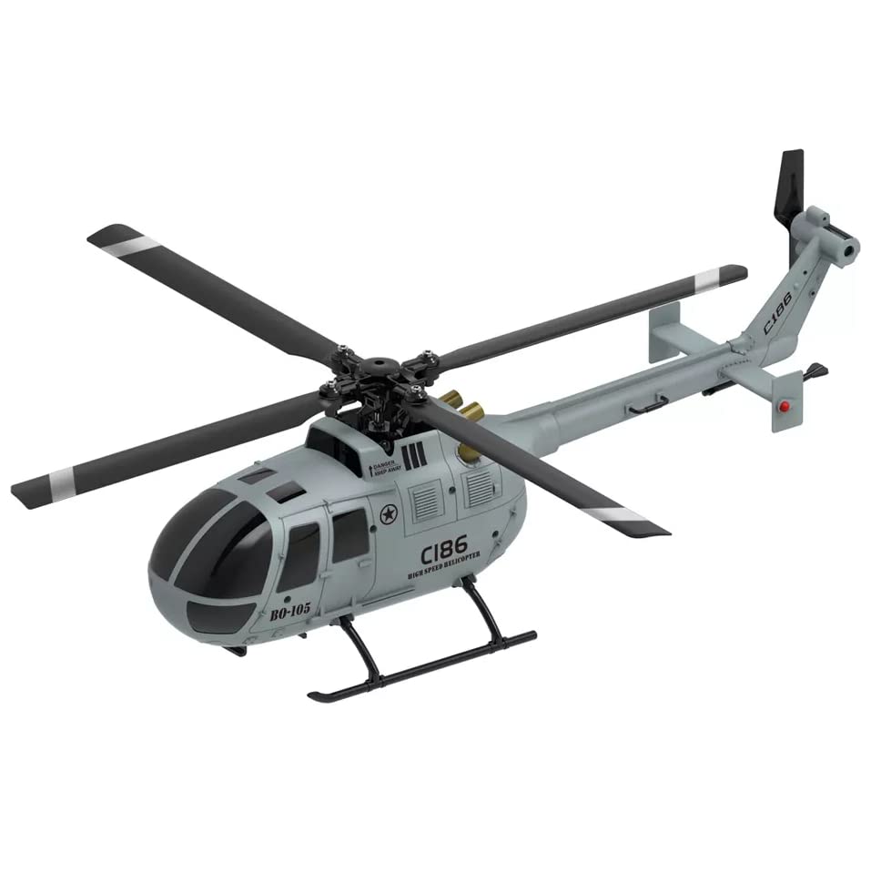 s-idee® C186 Heli 4 Canali 6 Axis Gyro Stabilizzazione Altitudine Elicottero RC...
