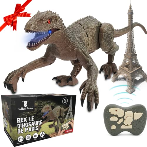 Rex il dinosauro di Parigi - Dinosauro telecomandato - Movimenti e suoni reali -...